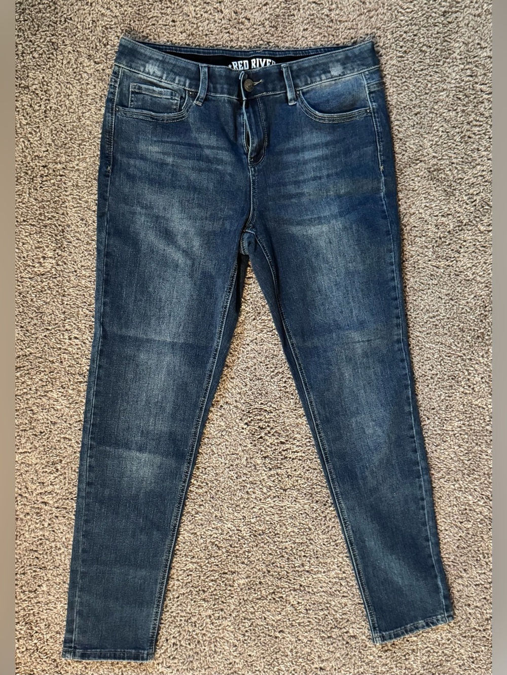 Red River Size 12 Women’s Dark Blue Skinny Jeans